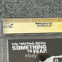 The Walking Dead 192 CGC 9.8 SS Commemorative Death Rick Grimes Signed Kirkman