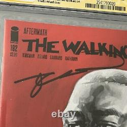 The Walking Dead 192 CGC 9.8 SS Commemorative Death Rick Grimes Signed Kirkman