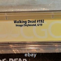 The Walking Dead #192 Death Of Rick Grimes CGC Signature Series 9.8 Signed