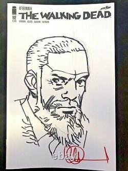 The Walking Dead #192 Rick Grimes Original Art Sketch Charlie Adlard COA