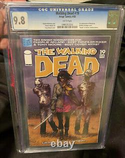 The Walking Dead #19 CGC 9.8 1st Michonne App & Death of Dexter NM+