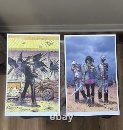 The Walking Dead #1 & #19 1st Michonne SIGNED Tony Moore Variant Cover B