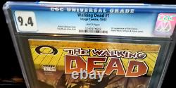 The Walking Dead #1 1st Printing- CGC 9.4 2003 white pages and Clean slab