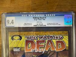 The Walking Dead #1. 9.4 CGC. Robert Kirkman. 1st Rick Grimes. Key Issue