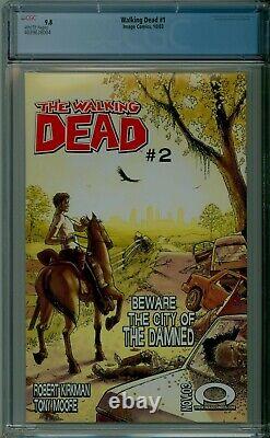 The Walking Dead #1 CGC 9.8 NM/MT white pages Image comics 4039638004