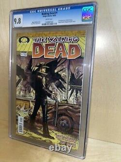 The Walking Dead 1 CGC 9.8 White Pages Image Comics 2003 First App Rick Grimes