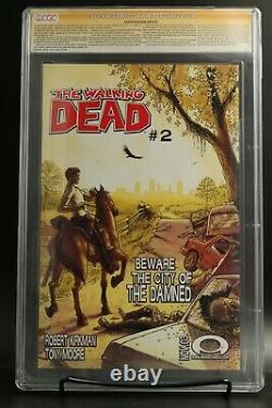 The Walking Dead 1 Cgc 9.6 Image Comics 1st Print With Signed By Kirkman/moore