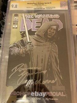 The Walking Dead #1 MICHONNE SPECIAL signed By Actor DANAI GURIRA IDW Comic NM
