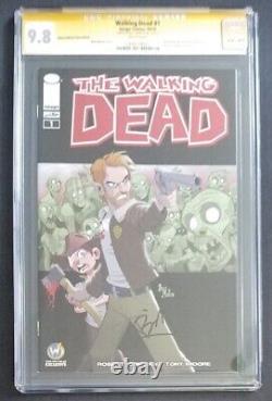 The Walking Dead #1 Wizard World Tulsa CGC 9.8 SS Billy Martin Image Comics