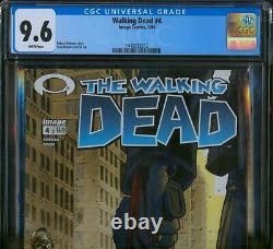 The Walking Dead #4? CGC 9.6? Kirkman Moore 1st Print Image Comic 2004