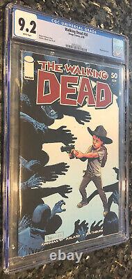The Walking Dead #50 Kirkman/Adlard, 1st print Image, 9.2NM- with signed photo
