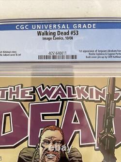 The Walking Dead #53 CGC 9.6 1st App of Abraham & Eugene