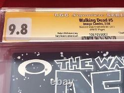 The Walking Dead #5 1st print CGC SS 9.8 Death Of Amy Robert Kirkman Tony Moore