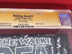 The Walking Dead #5 1st print CGC SS 9.8 Death Of Amy Robert Kirkman Tony Moore