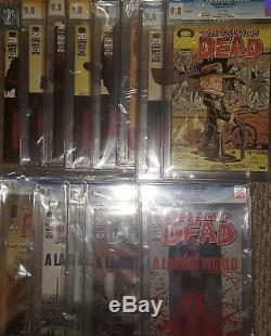 The Walking Dead #92-103, 2 variant covers 13 in Lot CGC 9.8 & 2 CGC 9.6
