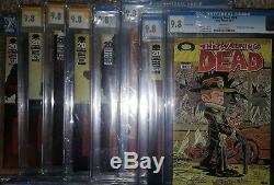 The Walking Dead #92-103, 2 variant covers 13 in Lot CGC 9.8 & 2 CGC 9.6