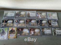 The Walking Dead Autograph Trading Cards 78 Autographed Cards