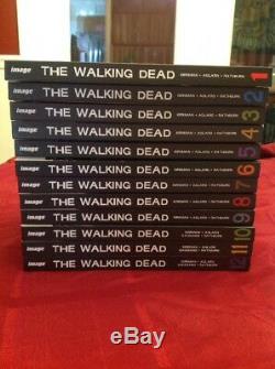 The Walking Dead Books # 1-12 Hardcover Black & White Graphic Novels Kirkman