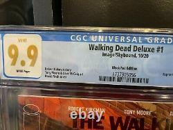 The Walking Dead Deluxe #1 Black Foil CGC 9.9 CVL RARE KEY