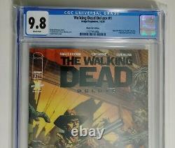 The Walking Dead Deluxe #1 CGC 9.8 Black Foil Finch Cover Limited to only 200