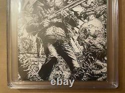 The Walking Dead Deluxe #1. CGC 9.8. David Finch Black & White Sketch Variant
