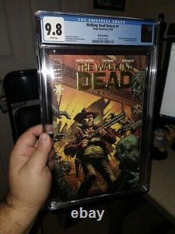 The Walking Dead Deluxe 1 Gold Foil Cgc 9.8 One Per Store Variant