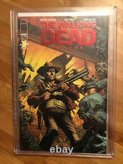 The Walking Dead Deluxe #1 RED FOIL Exclusive Skybound Variant Cover NM TWD CGC