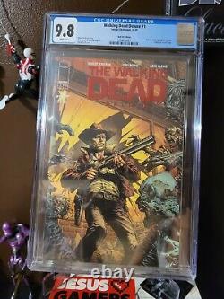 The Walking Dead Deluxe #1 red foil variant. 9.8 CGC