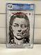 The Walking Dead Deluxe Issue #3 Cgc 9.8 Sketch Black & White Variant Red Foil