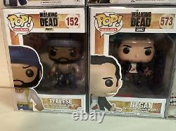 The Walking Dead Funko Pop! Lot Of 24 WithProtectors Rare Vaulted & Exclusives