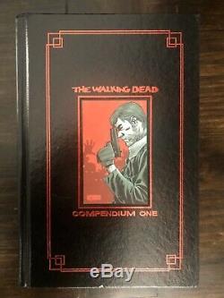 The Walking Dead HC Compendium Vol 1 SDCC Exclusive Red Foil Kirkman SIGNED