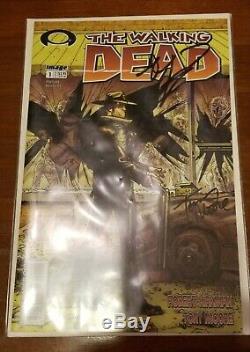 The Walking Dead Issue 1, first print, Signed by Kirkman And Moore (2003, image)