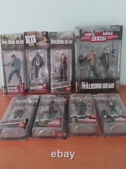 The Walking Dead MCFARLANE Series Set Lot! LOOK! NIB