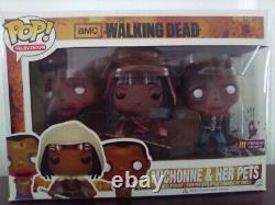 The Walking Dead Michonne & Her Pets Funko POP! PX Exclusive Vinyl Figures