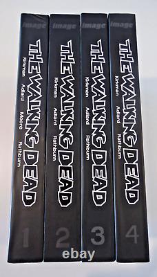 The Walking Dead Omnibus Volume 1 4 Deluxe Hardcover w Slipcase Nice Lot of 4