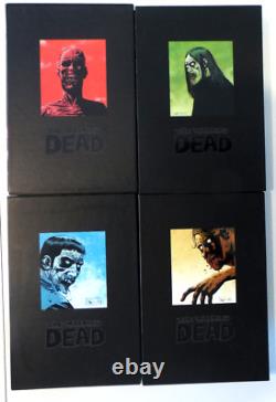 The Walking Dead Omnibus Volume 1 4 Deluxe Hardcover w Slipcase Nice Lot of 4