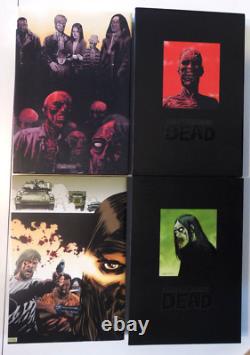 The Walking Dead Omnibus Volume 1 4 Deluxe Hardcover w Slipcase Nice Lot of 4