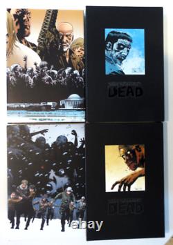 The Walking Dead Omnibus Volume 1 4 Deluxe Hardcover w Slipcase Nice Lot of 4