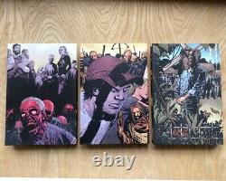 The Walking Dead Omnibus Volumes 1-6 HBs New with Slipcases, 3 Sealed + 3 unread