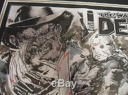 The Walking Dead Original Sketch Movie Halloween Jason Leatherface Myers