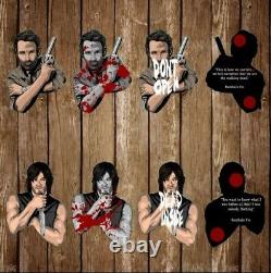 The Walking Dead Rick Grimes & Daryl Dixon exclusive Enamel Pin set/bundle LE 08