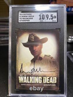 The Walking Dead Season 2 Autograph A-1 Andrew Lincoln as Rick Grimes SGC 9.5