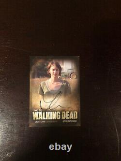 The Walking Dead Season 2 Autograph Card A9 Lauren Cohan as Maggie RARE