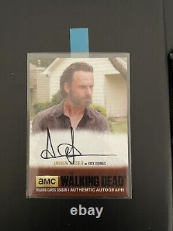 The Walking Dead Season 4 Andrew Lincoln as Rick Grimes AL1 Autograph Card