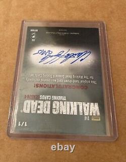 The Walking Dead Season 4 Sketch Charles Hall 2015 Abraham Ford Cryptozoic 1/1