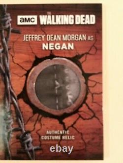 The Walking Dead Season 7 Negan Autograph Costume Pants Relic Card #/10