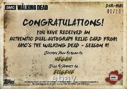 The Walking Dead Season 8, Negan / Eugene Dual Autograph Relic Card #01/10