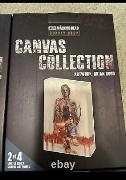 The Walking Dead Supply Drop EXCLUSIVE Canvas Collection Set of 5