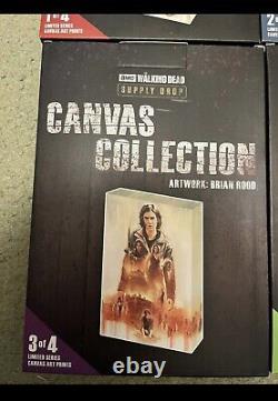 The Walking Dead Supply Drop EXCLUSIVE Canvas Collection Set of 5