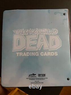 The Walking Dead Trading Card Cryptozoic Set 1 in Binder